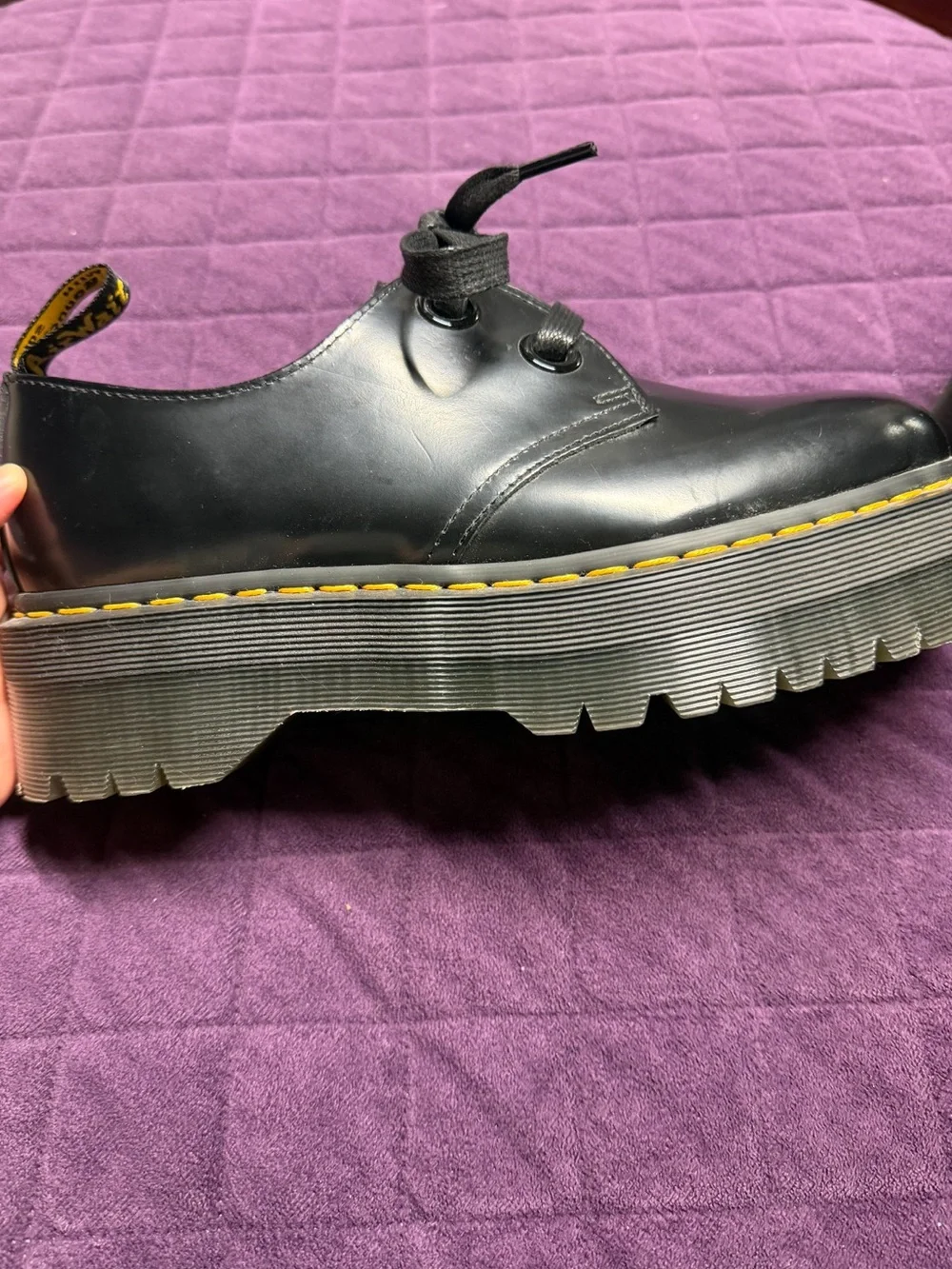 Dr. Martens  1461 SMOOTH LEATHER PLATFORM SHOES